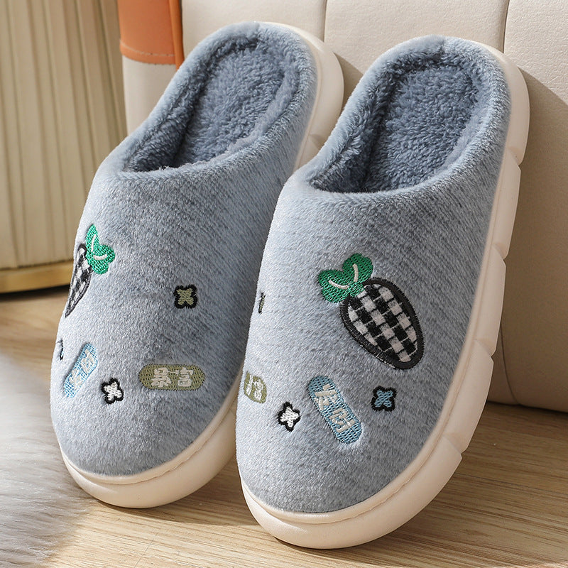 Wholesale Home Warm Non-slip Thick-soled Cotton Slippers